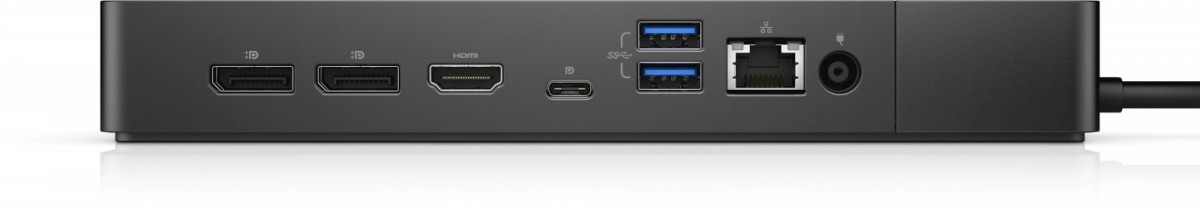 DELL WD19S-180W Wired USB 3.2 Gen 2 (3.1 Gen 2) Type-C Black dock stacijas HDD adapteri