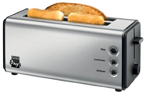 Unold Toaster 38915 OnyxDuplex silver/black Tosteris