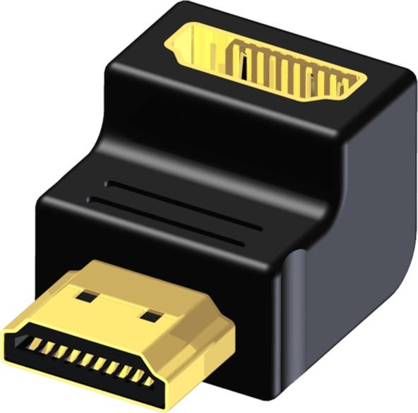 Adapter AV Procab HDMI - HDMI czarny (BSP460) BSP460 (5414795030589)