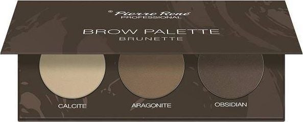 Pierre Rene Brow Palette paletka cieni do brwi 03 Brunette 3700467842911 (3700467842911) ēnas