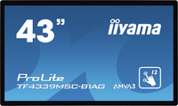 iiyama ProLite TF4339MSC-B1AG 43 Class (42.5 viewable) LED display - Full HD 4948570118045 publiskie, komerciālie info ekrāni