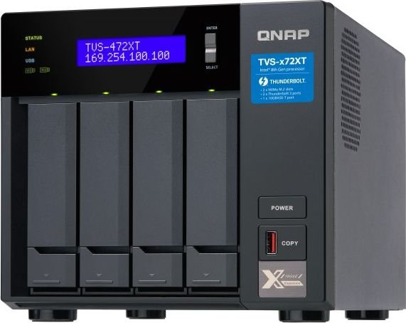 QNAP TVS-472XT-I3-4G 4-Bay NAS i3-8100T