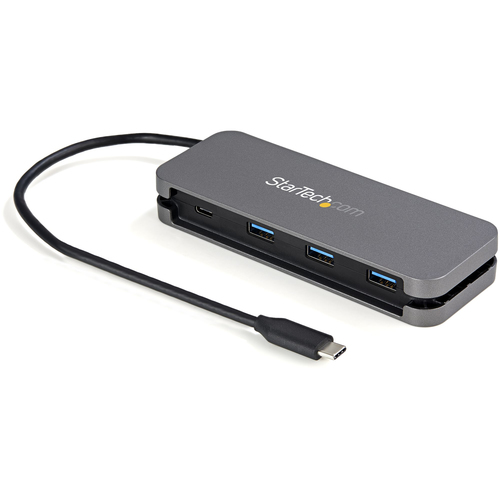 4 Port USB-C-Hub - 3x USB-A/1x USB-C - 5Gbit/s USB 3.0 Typ-C Hub (3.2/3.1 Gen 1) adapteris