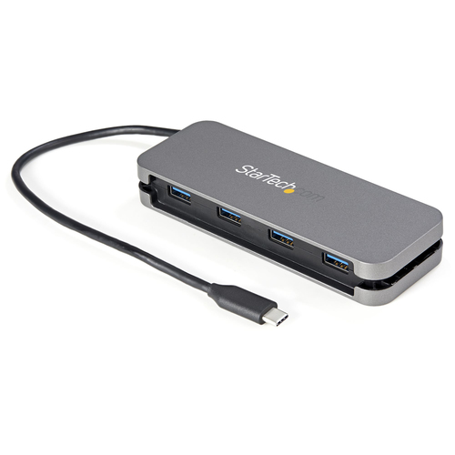 4 Port USB-C-Hub - 3x USB-A - 5Gbit/s USB 3.0 Typ-C Hub (3.2/3.1 Gen 1) adapteris