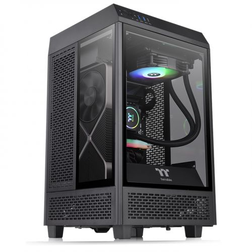 Thermaltake The Tower 100 black - CA-1R3-00S1WN-00 Datora korpuss