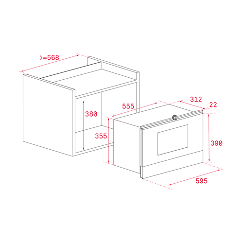 Microwave oven ML 8220 BIS L grey Mikroviļņu krāsns