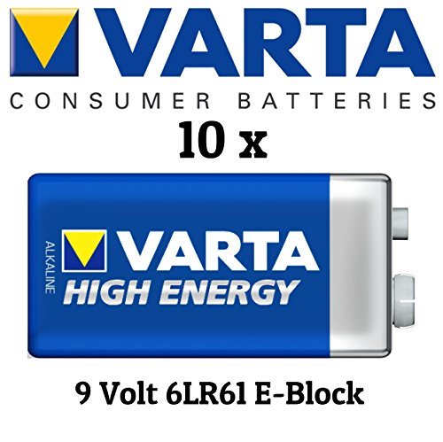 Varta High Energy 6LR61-PP3, alkaline, 9V (4922-101-401) Baterija