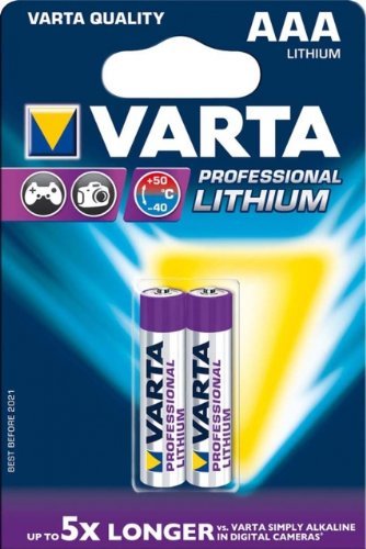 Varta Professional, lithium, 1.5V, pieces 2 (6103-301-402) Baterija