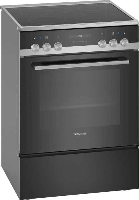 Siemens HK9S5A240 iQ500, stove set (black / stainless steel, 60 cm) Cepeškrāsns