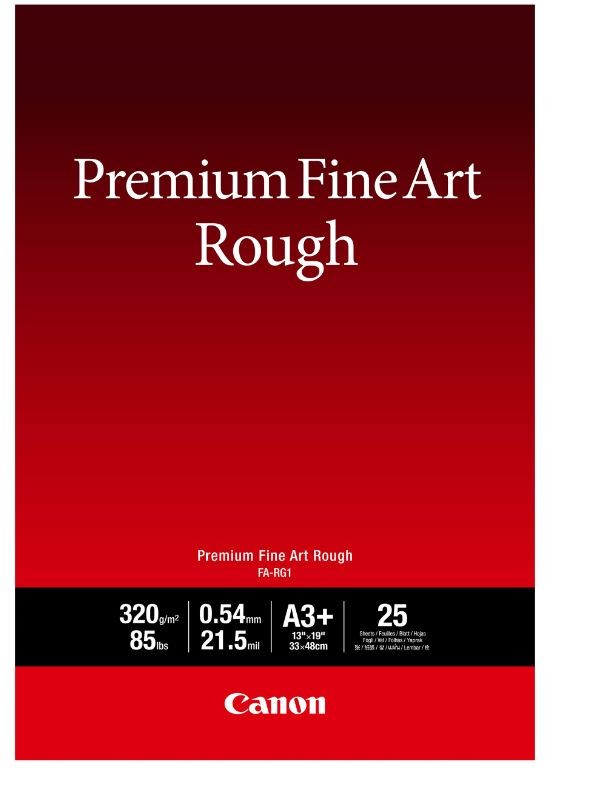 Canon FA-RG 1 Premium Fine Art Rough A 3+, 25 Sheet, 320 g papīrs