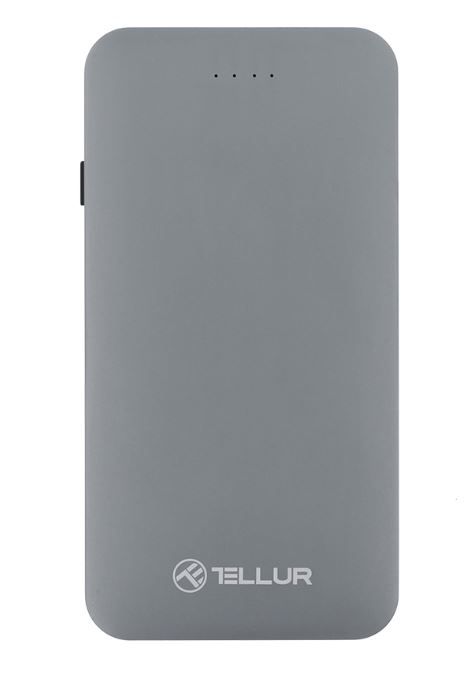 Tellur Power Bank QC 3.0 Fast Charge, 5000mAh, 3in1 gray 5949087923299 Powerbank, mobilā uzlādes iekārta