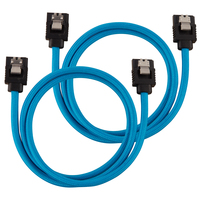 CORSAIR SATA Data Cable Set 60cm Blue aksesuārs datorkorpusiem