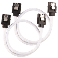 CORSAIR SATA Data Cable Set 30cm White aksesuārs datorkorpusiem