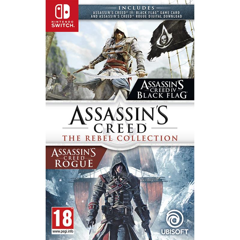 Nintendo Switch spele, Assassin's Creed: Black Flag + Rogue SWAC (3307216148364) datoru skaļruņi
