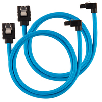 CORSAIR SATA Data Cable Set 60cm Blue aksesuārs datorkorpusiem