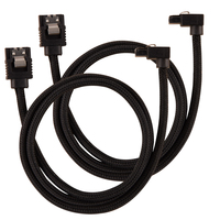 CORSAIR SATA Data Cable Set 60cm Black aksesuārs datorkorpusiem