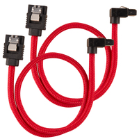 CORSAIR SATA Data Cable Set 30cm Red aksesuārs datorkorpusiem