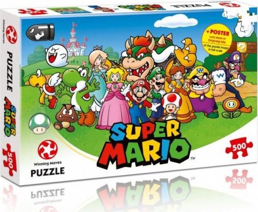 Winning Moves Puzzle Mario i Przyjaciele 500 elementow GXP-783212 (5036905044431) puzle, puzzle