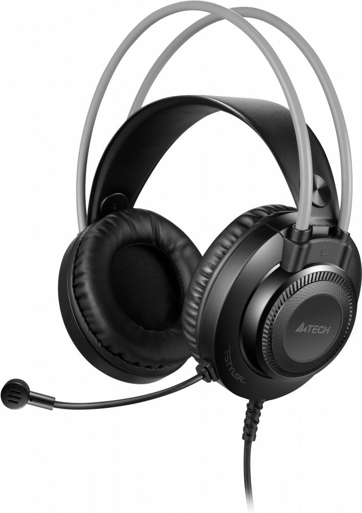 Headphones A4Tech FStyler FH200U black (USB) A4TSLU46816 austiņas