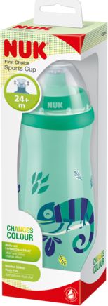 NUK Kubek 450 ml Sports Cup Kameleon zielony 255577 GAWO-69776 (4008600382447) piederumi bērnu barošanai