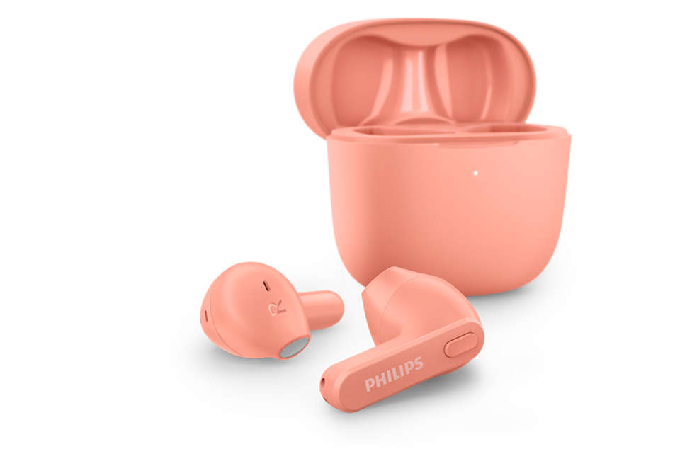 Philips True Wireless Headphones TAT2236PK/00, IPX4 water protection, Up to 18 hours play time, Pink austiņas