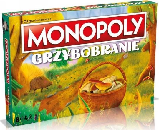 Winning Moves Gra planszowa Monopoly Grzybobranie GXP-790739 (5036905043229) galda spēle