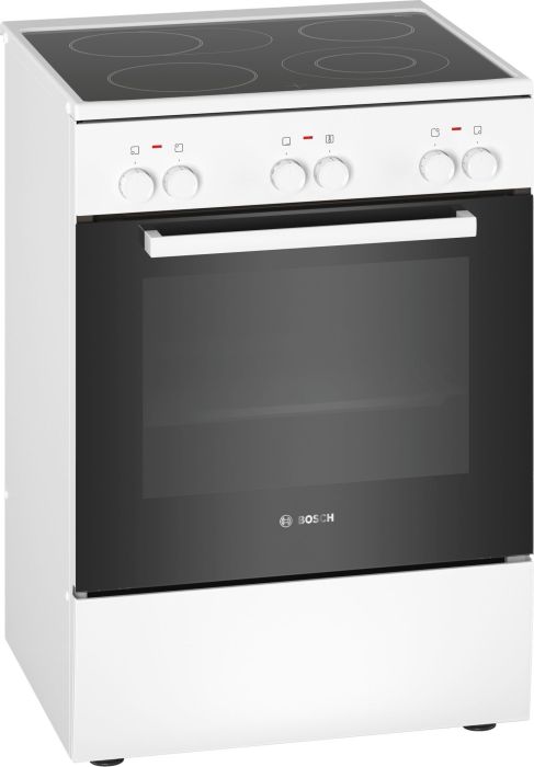 Bosch free-standing cooker HKA090220 A white Cepeškrāsns