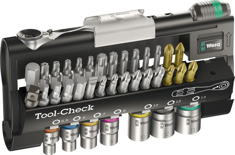 Wera 38-piece Tool-Check 1 SB bit set (073220)