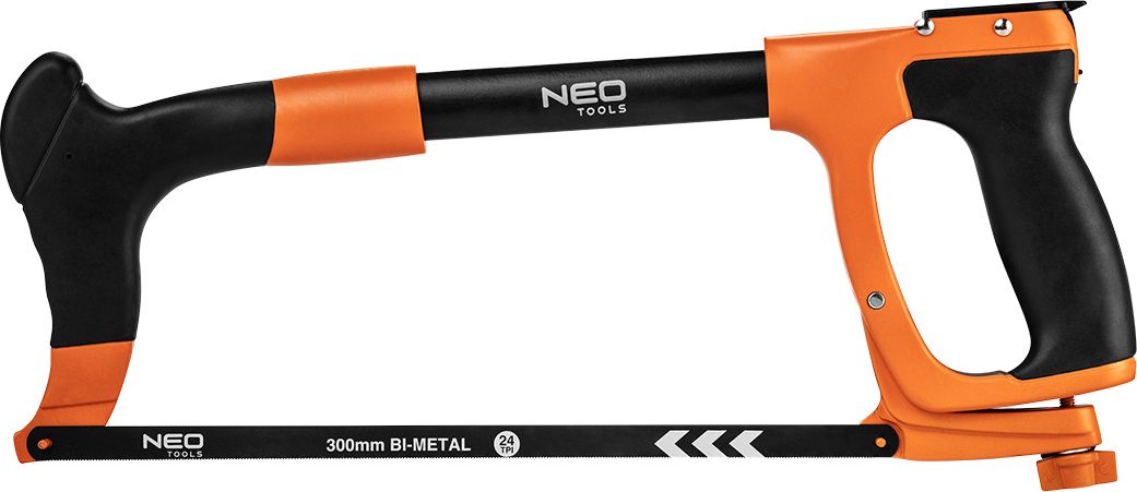 Neo Pila do metalu (Pila do metalu heavy duty 300 mm z pojemnikiem na brzeszczoty, aluminium, dwukomponentowy uchwyt) 43-301 (5907558447149)