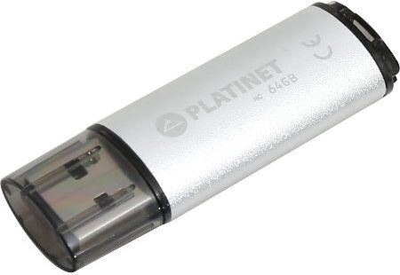 Platinet X-DEPO PMFE64S 64GB USB 2.0 Zibatmiņa Sudraba USB Flash atmiņa