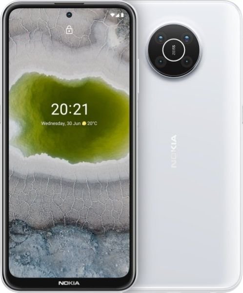 Smartfon Nokia X10 5G 6/64GB Dual SIM Bialy 8857790 Mobilais Telefons
