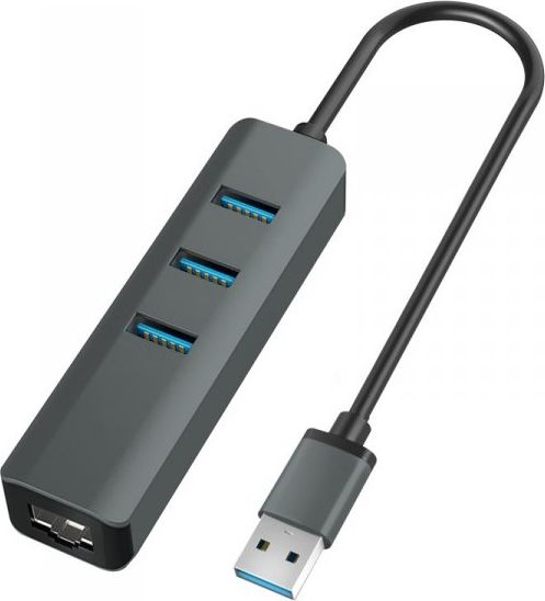 VAKOSS HUB USB 3.0 +RJ45 ETHERNET TC-4502X USB centrmezgli