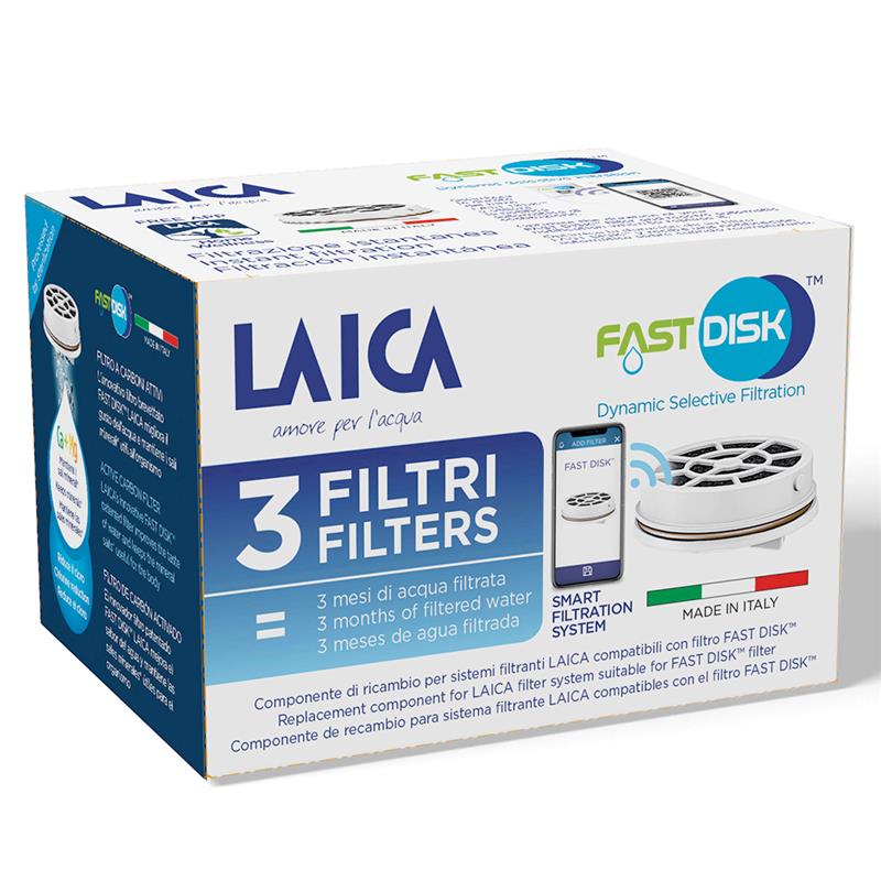 Laica FAST DISK, 3gb - Udens filtrs FD03A (8013240707334) Virtuves piederumi