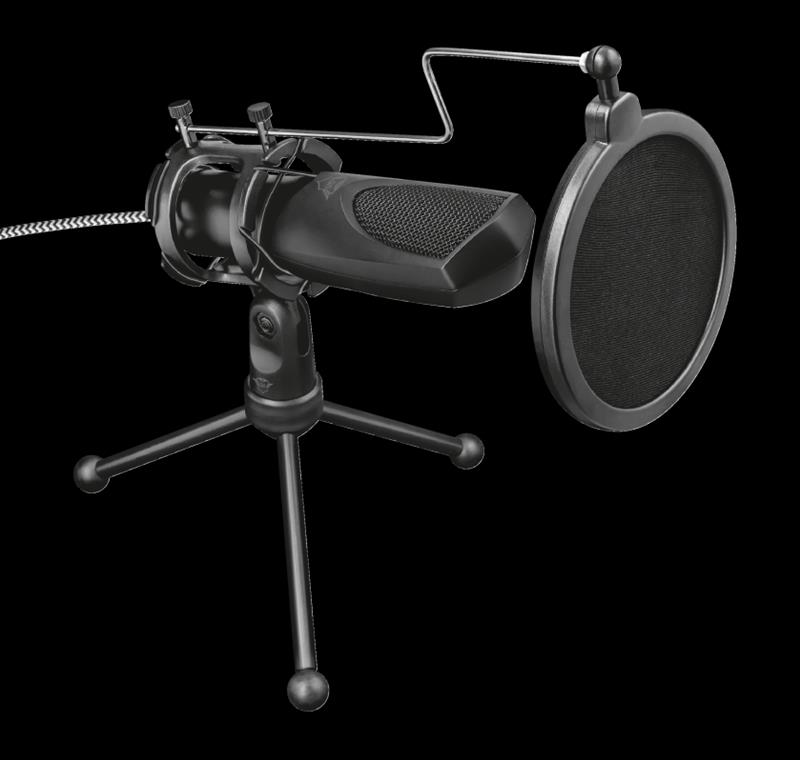Trust GXT 232 Mantis Black PC microphone Mikrofons
