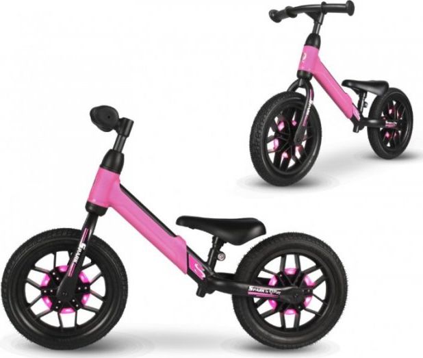 Qplay Balance Bike Spark Pink Skrejriteņi
