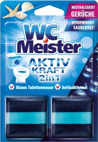 WC Meister Kostka barwiaca do spluczki WC Meister - zapach morski uniwersalny 455-uniw (4260418930993) Sadzīves ķīmija