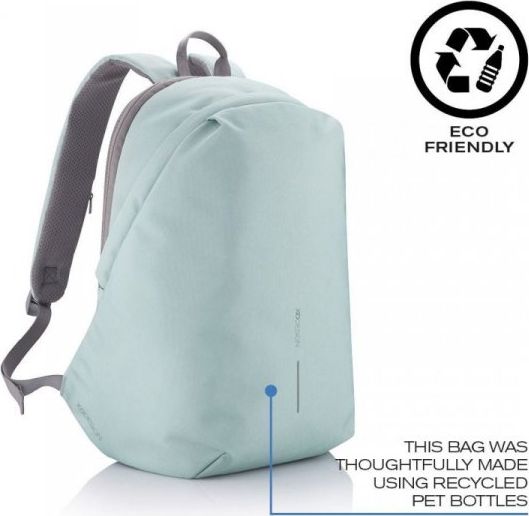 XD DESIGN ANTI-THEFT BACKPACK BOBBY SOFT GREEN (MINT) P/N: P705.797 portatīvo datoru soma, apvalks