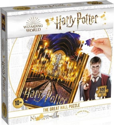 Winning Moves Puzzle Harry Potter Wielka Sala 500 elementow GXP-790781 (5036905042086) puzle, puzzle