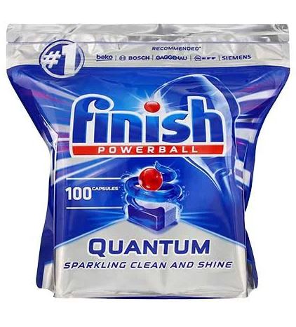 Finish Quantum dishwasher capsules 100pcs. Sadzīves ķīmija