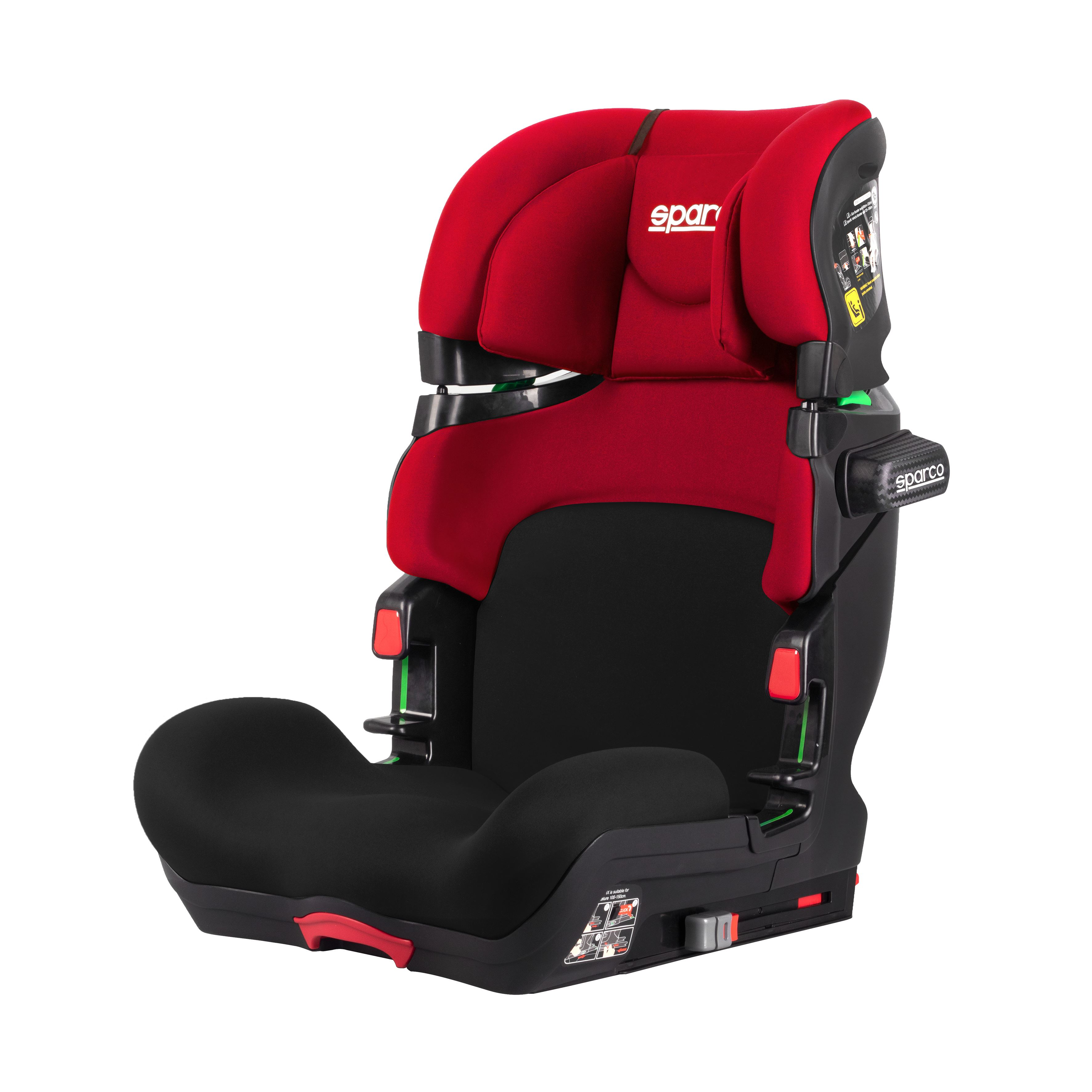 Sparco SK800 red Isofix 9-36 Kg (SK800IG23RD) auto bērnu sēdeklītis