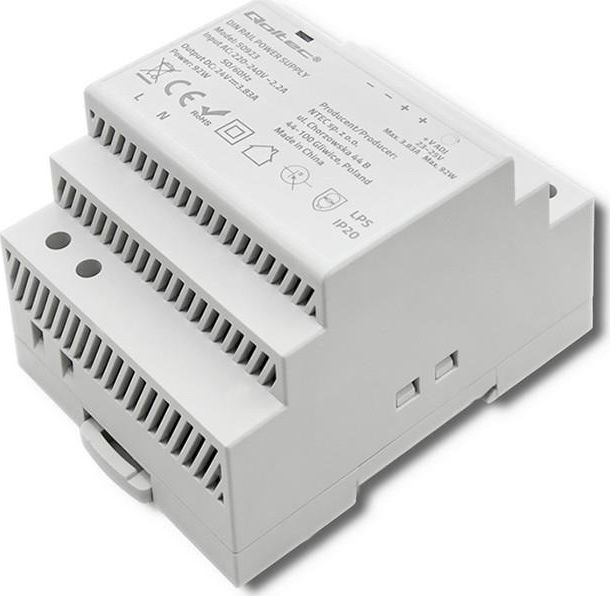 QOLTEC 50923 DIN rail power supply datortīklu aksesuārs