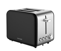 Toaster TE2052 inox black Tosteris