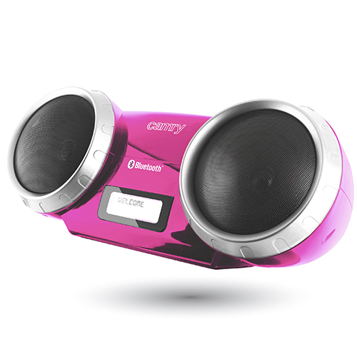 Camry Audio/Speaker 	CR 1139p 5 W, Wireless connection, Pink, Bluetooth datoru skaļruņi