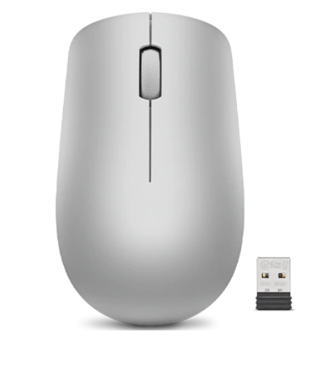 LENOVO 530 Wireless Mouse Platinum Grey aksesuārs portatīvajiem datoriem