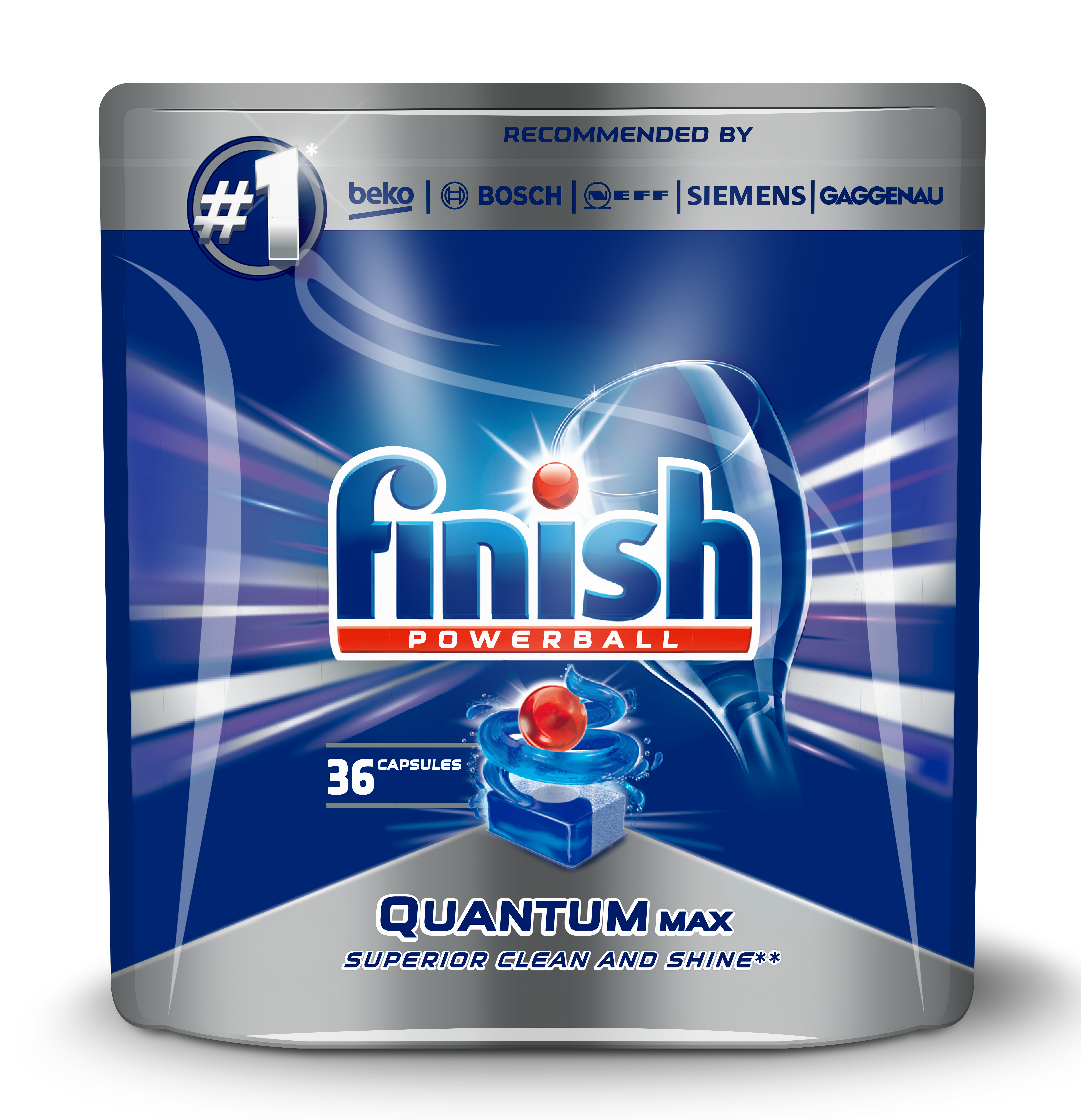 Finish Quantum 36 pc(s) Dishwasher detergent Sadzīves ķīmija