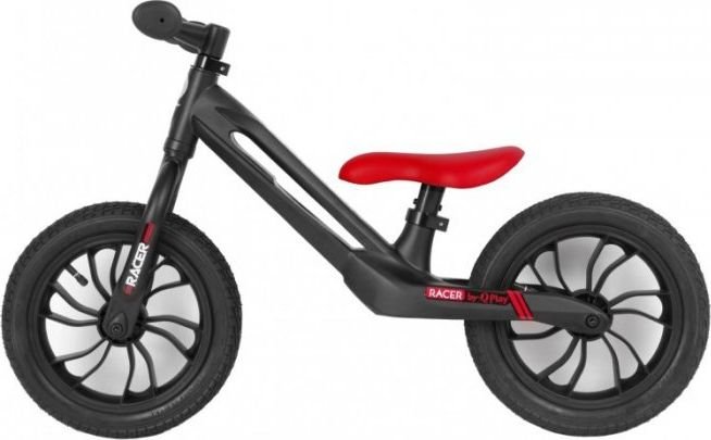 Qplay Balance Bike Racer Black Skrejriteņi