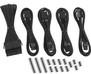 CableMod 8+6 Series Classic ModMesh Sleeved Cable Extension Kit Black 716894299740 kabelis datoram