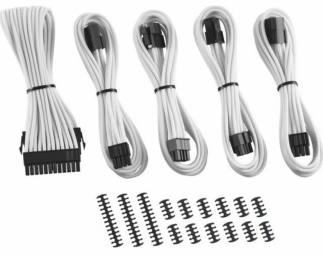 CableMod Classic ModMesh Cable Extension Kit - 8+8 Series - weis kabelis, vads