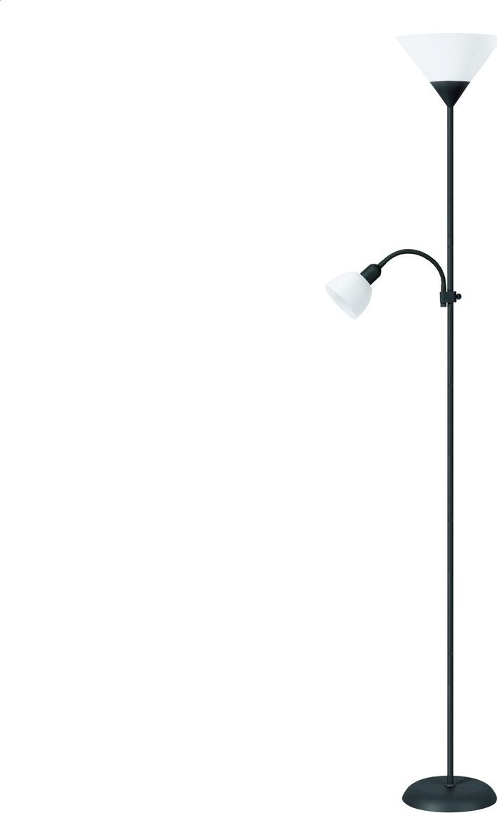 Lampa podlogowa Platinet PLATINET FLOOR LAMP E27+E14 BLACK [45178] apgaismes ķermenis