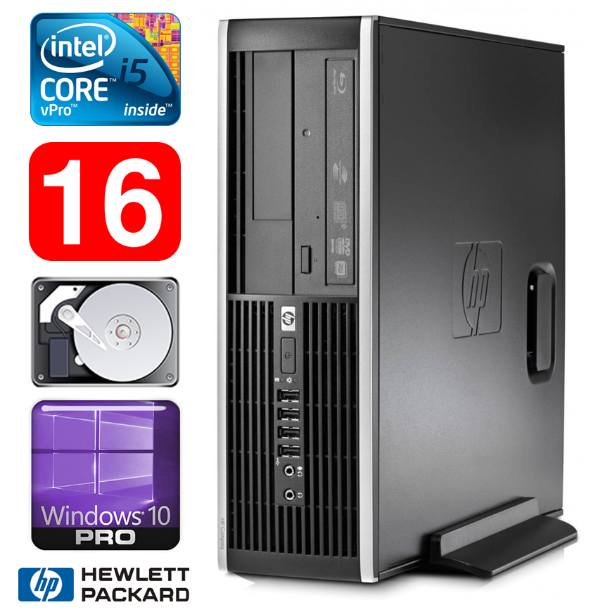 HP 8100 Elite SFF i5-650 16GB 250GB DVD WIN10Pro RW5411 (EAN411505411)